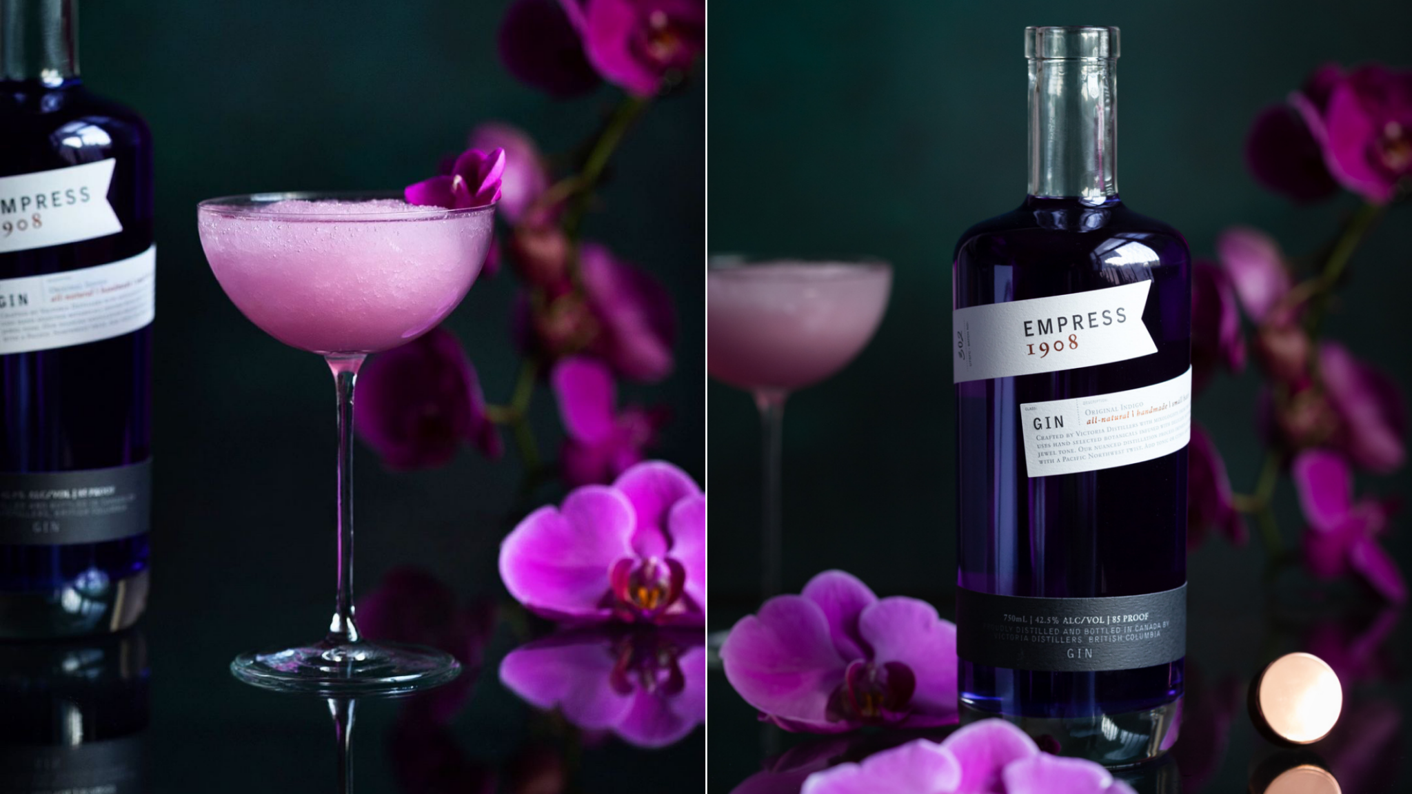 Frozen Cocktails Empress 1908 Gin