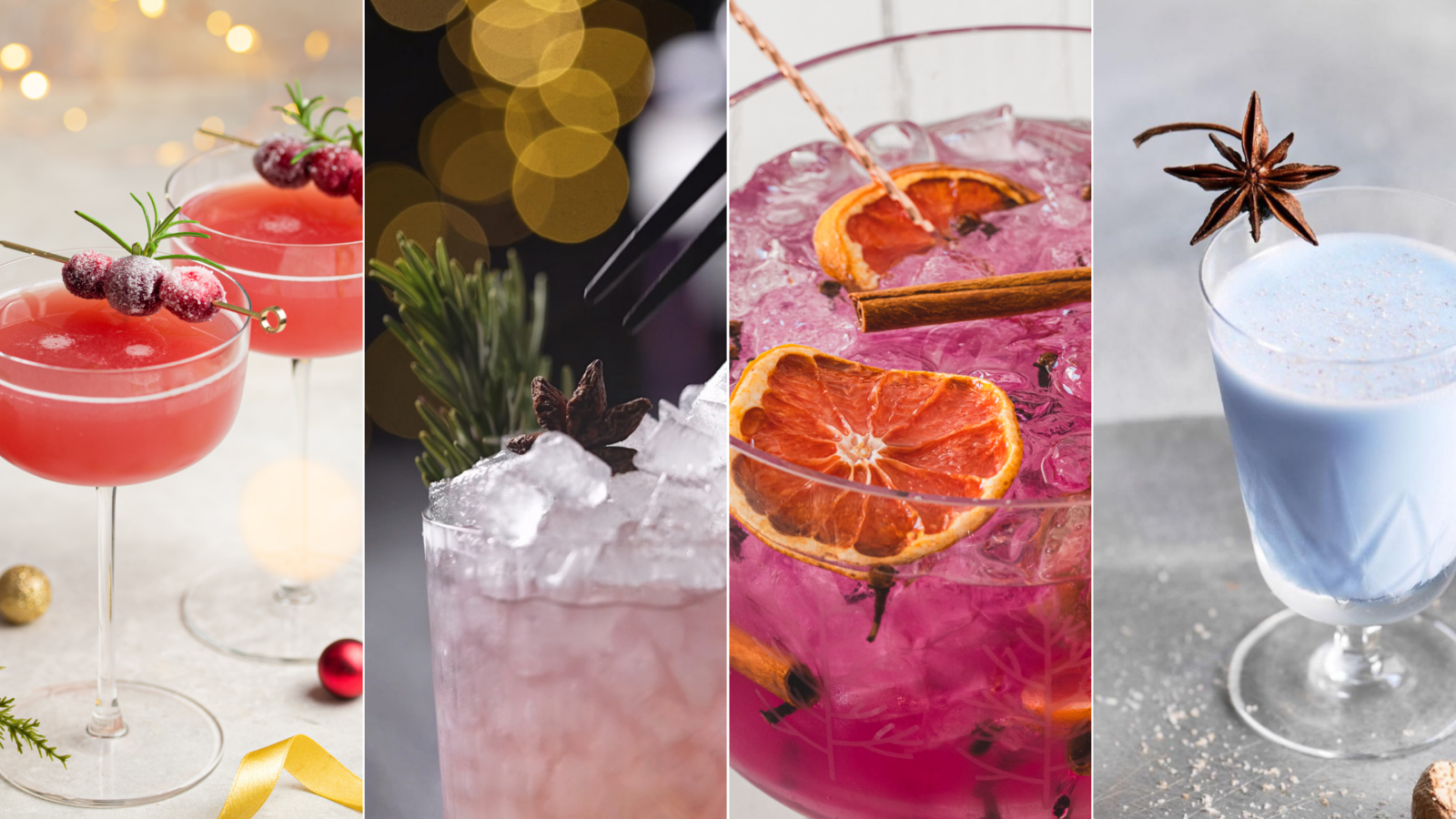 Festive Garnishes to Dress Up Your Cocktails! Empress 1908 Gin