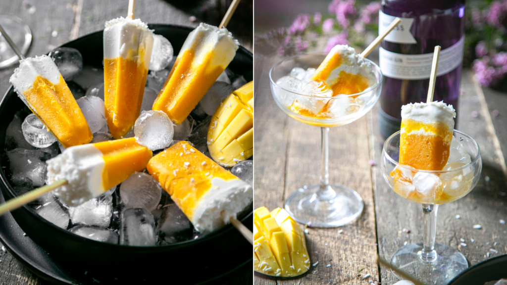 Mango Coconut Creamsicles